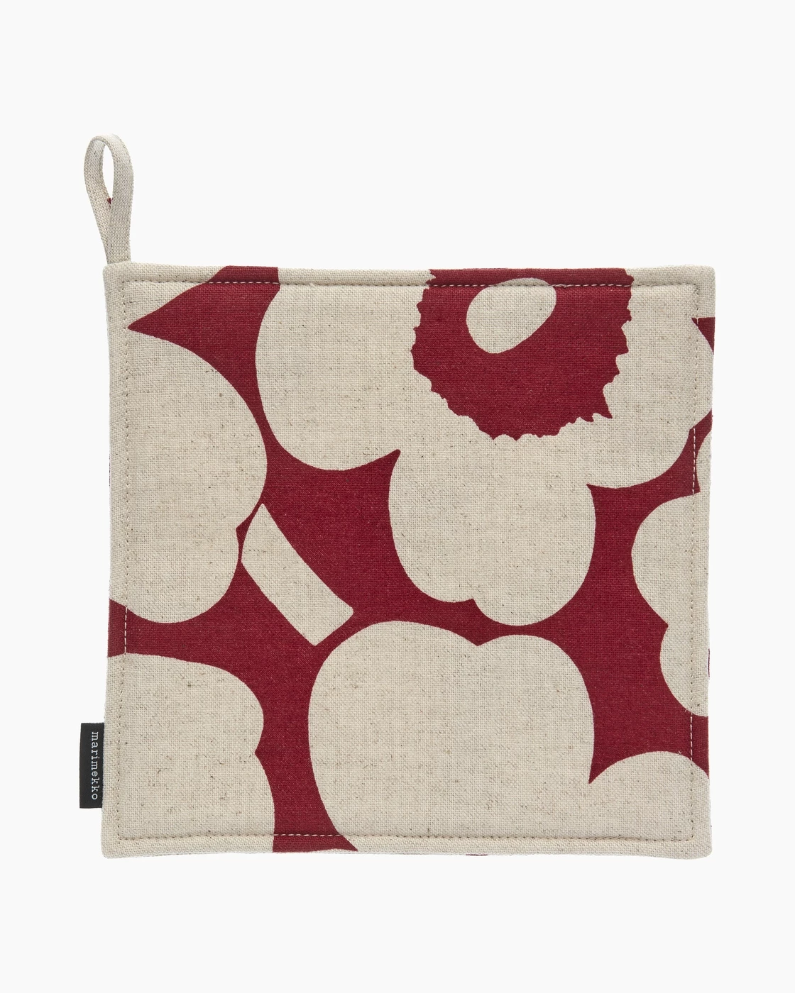 Marimekko Pieni Unikko Pot Holder Red 1 Marimekko Pieni Unikko Pot Holder Red