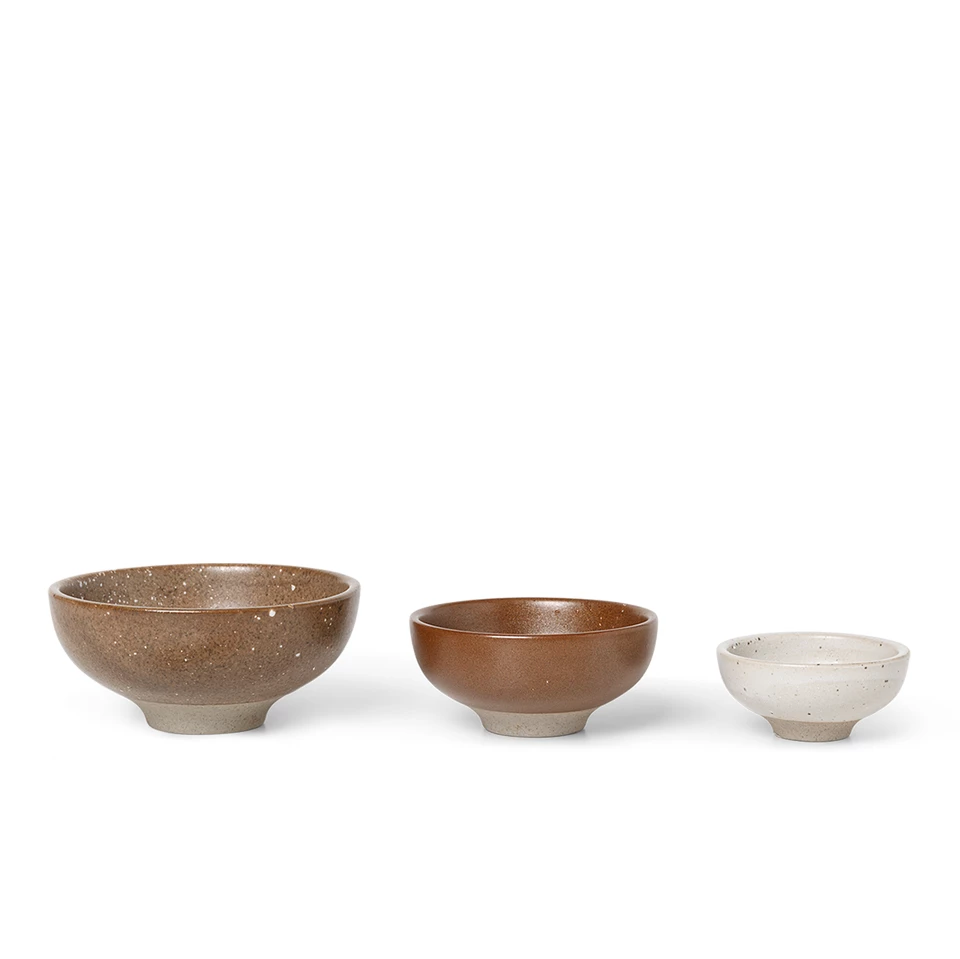 Ferm Living Petite Bowls – Set Of 3 1 Ferm Living Petite Bowls – Set Of 3