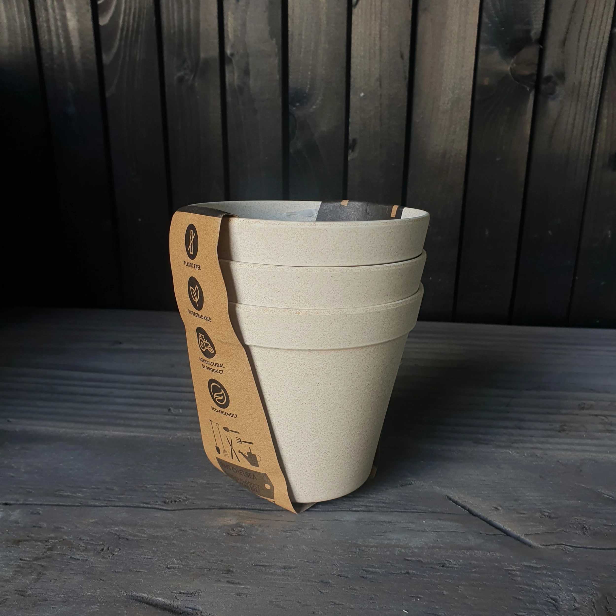 Husk Small Pot Set Of 3 3 Husk Small Pot Set Of 3 - Image 3