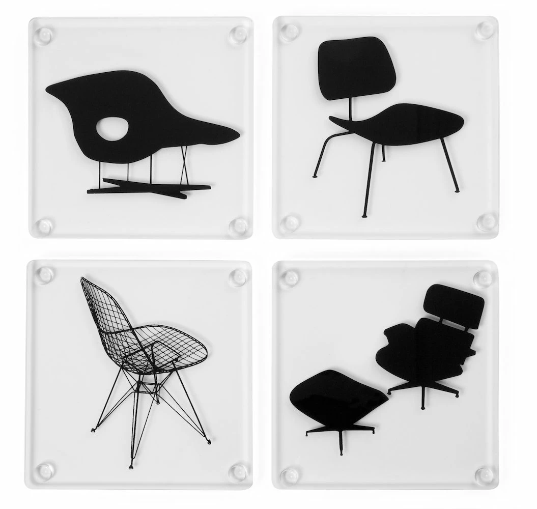 MoMA Eames Chair Coasters 2 MoMA Eames Chair Coasters - Image 2