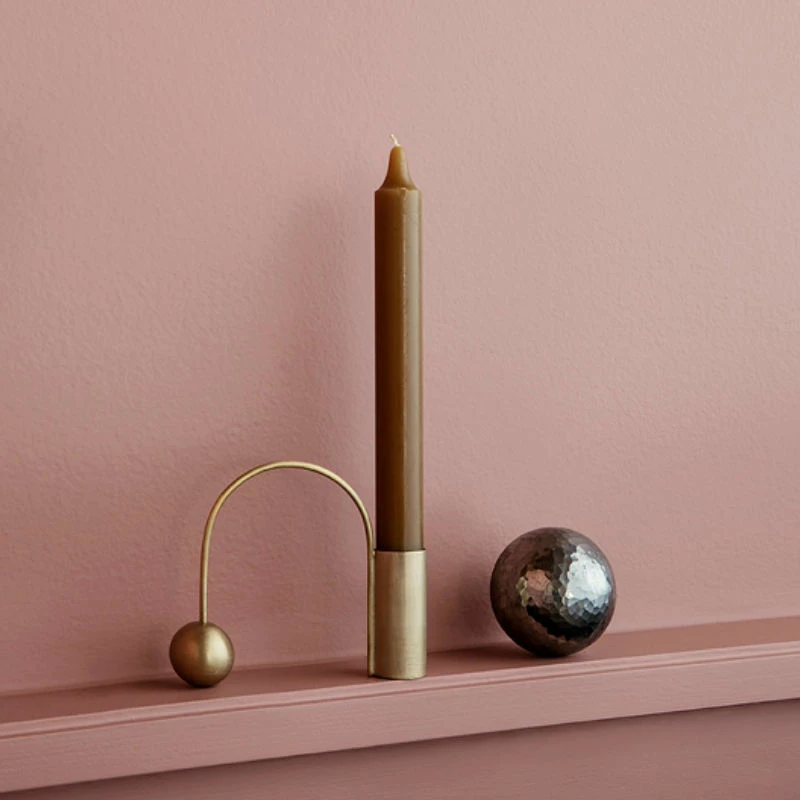 Ferm Living Balance Candle Holder – Brass 2 Ferm Living Balance Candle Holder – Brass - Image 2