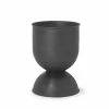 Ferm Living Hourglass Pot – Black Small Ø30