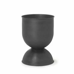 Ferm Living Hourglass Pot – Black Small Ø30