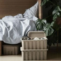 Ferm Living Paper Pulp Box – Large – Set Of 2 -Vitra Shop Ferm Living Paper Pulp Box lifestyle1