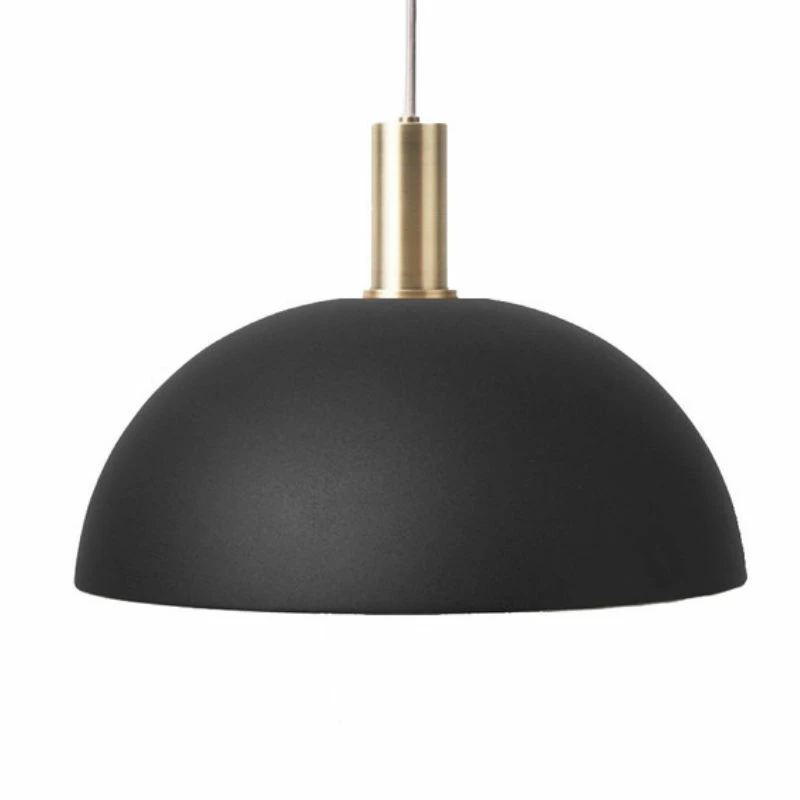 Ferm Living Collect Pendant Light With Dome Shade – Brass Socket 1 Ferm Living Collect Pendant Light With Dome Shade – Brass Socket