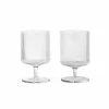 Ferm Living Ripple Wine Glasses (Set Of 2)