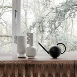 Ferm Living Orb Watering Can – Black -Vitra Shop Ferm living Orb Watering Can Lifestyle2