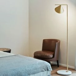 Flos Captain Flint Floor Lamp -Vitra Shop Flos Captain Flint Floor Lamp Brass Lifestyle