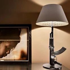 Flos Bedside Gun Lamp 5 Flos Bedside Gun Lamp -Vitra Shop Flos Gun Bedside Table lamp Lifestyle2