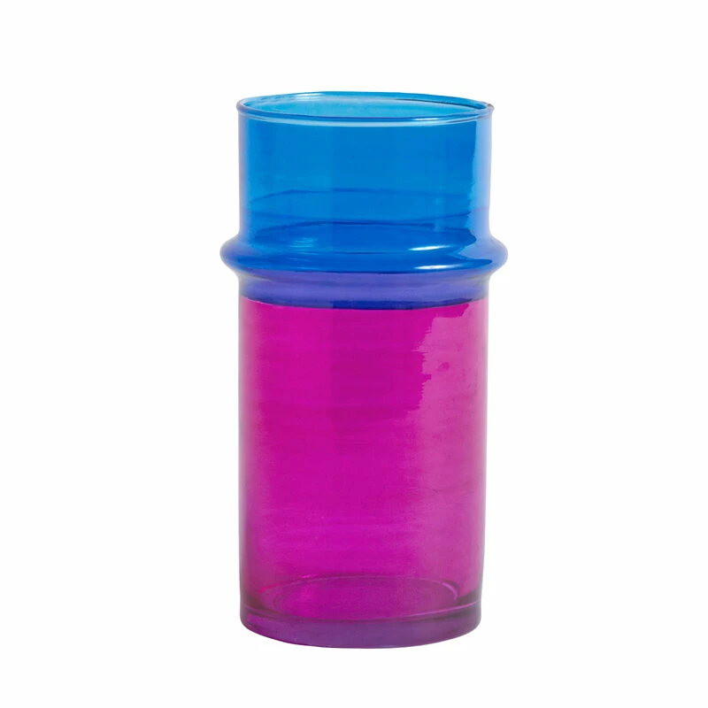 Hay Moroccan Vase Pink And Blue Small 1 Hay Moroccan Vase Pink And Blue Small
