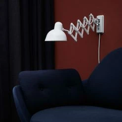 Fritz Hansen Kaiser Idell 6718-W Scissor Lamp -Vitra Shop Kaiser Idell 6718 W Scissor Lamp ifestye1