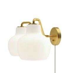 Louis Poulsen VL Ring Crown Wall Lamp – Two Shades