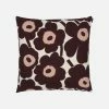 Marimekko Pieni Unikko Maroon Cushion