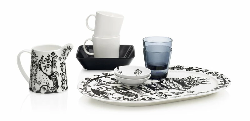 Iittala White Taika Serving Plate 41cm 2 Iittala White Taika Serving Plate 41cm - Image 2