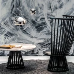 Tom Dixon Void Pendant Light 6 Tom Dixon Void Pendant Light -Vitra Shop Tom Dixon Void Chrome Lifestyle 1