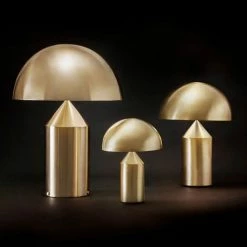 Oluce Atollo Table Lamp Gold -Vitra Shop atollo table oluce