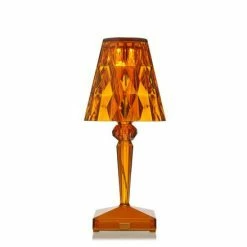 Kartell Battery Portable Table Lamp -Vitra Shop battery orange