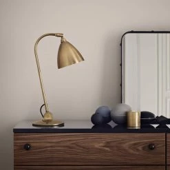 Gubi BestLite BL2 Table Lamp Brass Base