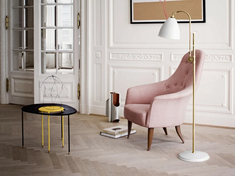 Gubi BestLite BL3M Floor Lamp Brass Base 6 Gubi BestLite BL3M Floor Lamp Brass Base - Image 6