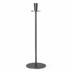 Ferm Living Hoy Casted Candle Holder Black