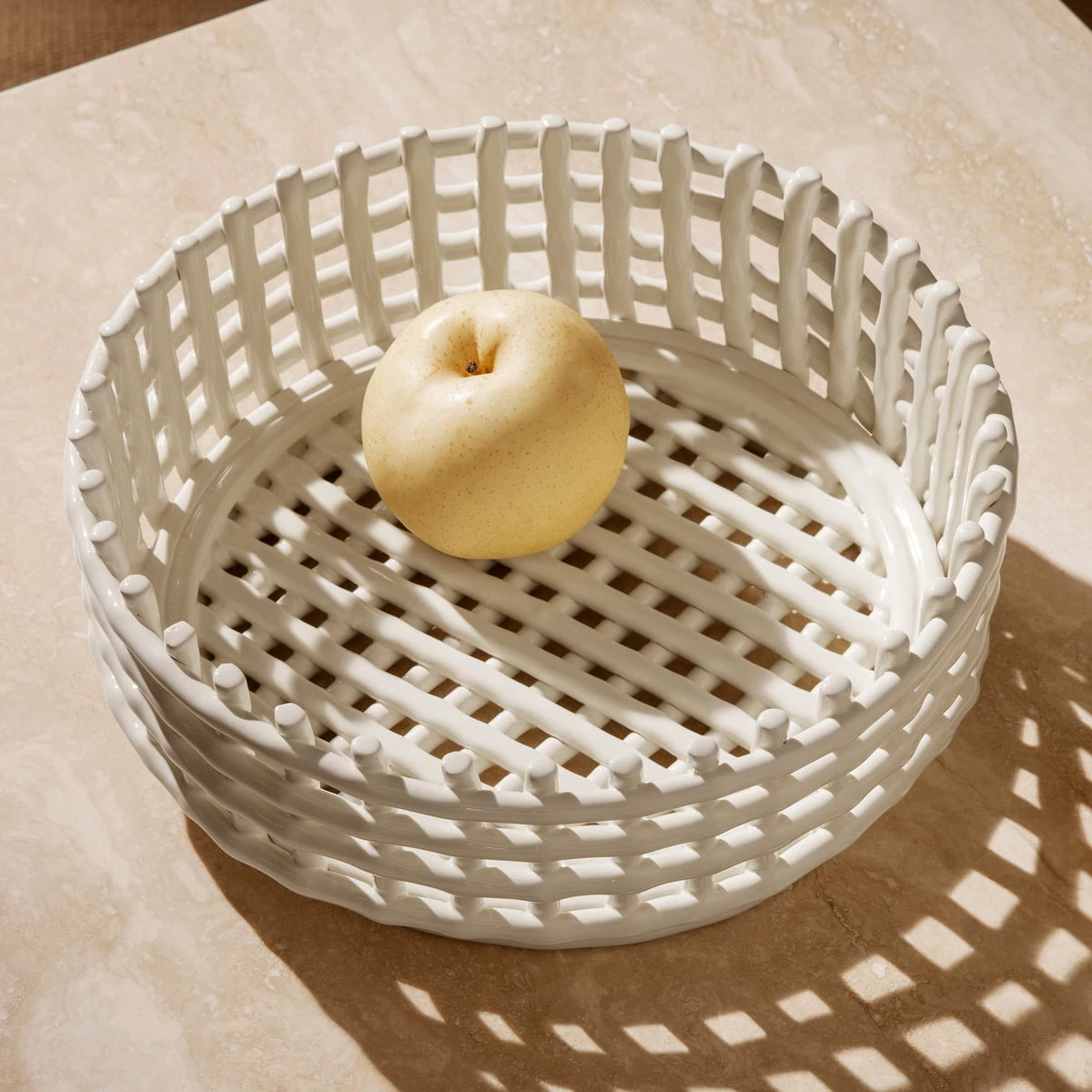 Ferm Living Ceramic Basket 2 Ferm Living Ceramic Basket - Image 2