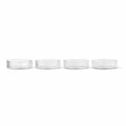 Ferm Living Ripple Serving Bowls Set Of 4