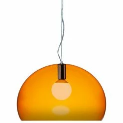 Kartell FL/Y Pendant Light -Vitra Shop fl y orange