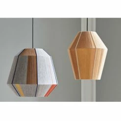 Hay BonBon Shade Yellow Melange -Vitra Shop hay bonbon Shade medium pendant Cord Lifestyle1