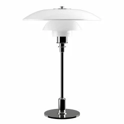 Louis Poulsen PH 3½-2½ Glass Table Lamp -Vitra Shop louis poulsen ph3 5 2 5 glass table lamp chrome off