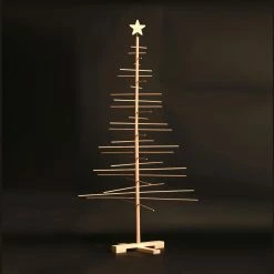 Minima. Wooden Christmas Tree
