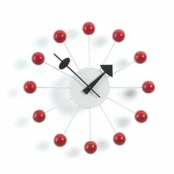 Vitra Ball Clock 10 Vitra Ball Clock -Vitra Shop nelson ball clock redwhite ball 2