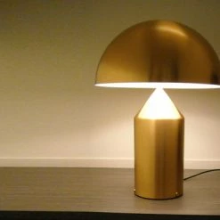 Oluce Atollo Table Lamp Gold -Vitra Shop oluce atollo223 1